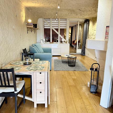 Appartamento Troglodyte Du Petit Coteau Vouvray Esterno foto